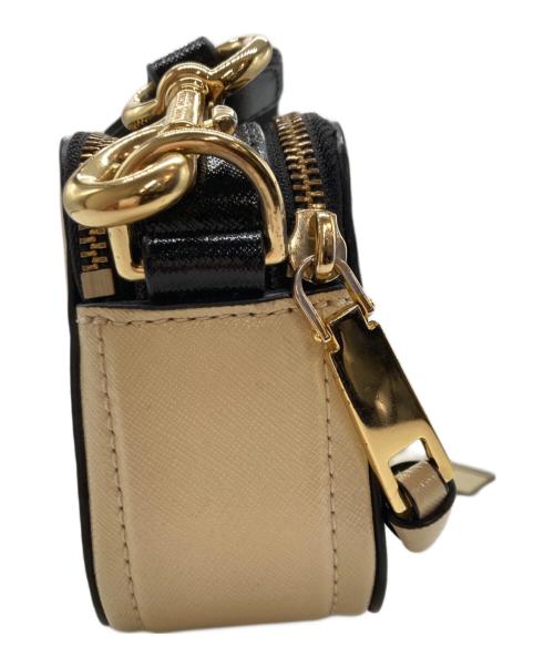 MARC JACOBS（マークジェイコブズ）MARC JACOBS (マークジェイコブス) ショルダーバッグ ベージュ×ブラックの古着・服飾アイテム