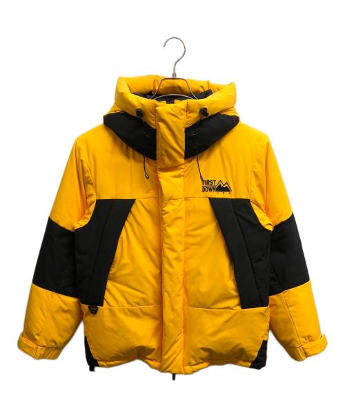 FIRST DOWN（ファーストダウン）FIRST DOWN (ファーストダウン) ダウンジャケット イエロー サイズ:Mの古着・服飾アイテム