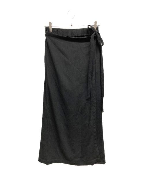 SLOBE IENA（スローブ イエナ）SLOBE IENA (スローブ イエナ) ラップジャージパンツ ブラック サイズ:36の古着・服飾アイテム