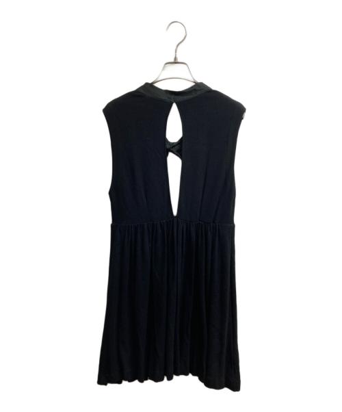 MIU MIU（ミュウミュウ）MIU MIU (ミュウミュウ) ノースリーブワンピース ブラック サイズ:Sの古着・服飾アイテム
