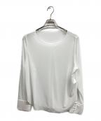 Ameriアメリ）の古着「HALTER NECK LONG SLEEVE SET TOP/AMERIカットソー」｜ホワイト