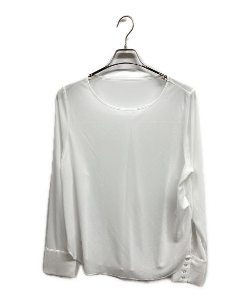 Ameri（アメリ）AMERI (アメリ) HALTER NECK LONG SLEEVE SET TOP/AMERIカットソー ホワイト サイズ:FREEの古着・服飾アイテム