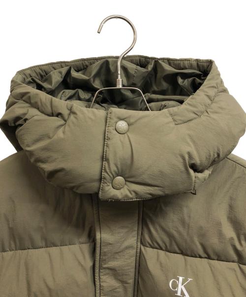 Calvin Klein（カルバンクライン）Calvin Klein (カルバンクライン) 中綿ジャケット グリーン サイズ:Mの古着・服飾アイテム