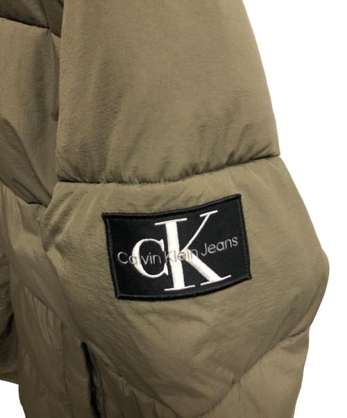 Calvin Klein（カルバンクライン）Calvin Klein (カルバンクライン) 中綿ジャケット グリーン サイズ:Mの古着・服飾アイテム