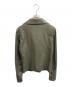 kay me (ケイミー) ストレッチライダースジャケット グリーン サイズ:7：10000円