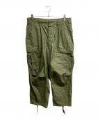US ARMYユーエスアーミー）の古着「ジャングルファティーグパンツ」｜カーキ