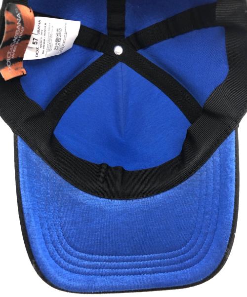 DOLCE & GABBANA（ドルチェ＆ガッバーナ）DOLCE & GABBANA (ドルチェ＆ガッバーナ) ベースボールキャップ ブラック サイズ:57の古着・服飾アイテム