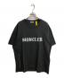 MONCLER（モンクレール）の古着「ロゴプリントTシャツ」｜ブラック