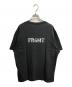 MONCLER (モンクレール) FRAGMENT DESIGN (フラグメントデザイン) ロゴプリントTシャツ ブラック サイズ:L：20000円