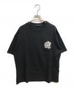LOUIS VUITTONルイ ヴィトン）の古着「19AW Smoke Printed Tee」｜ブラック
