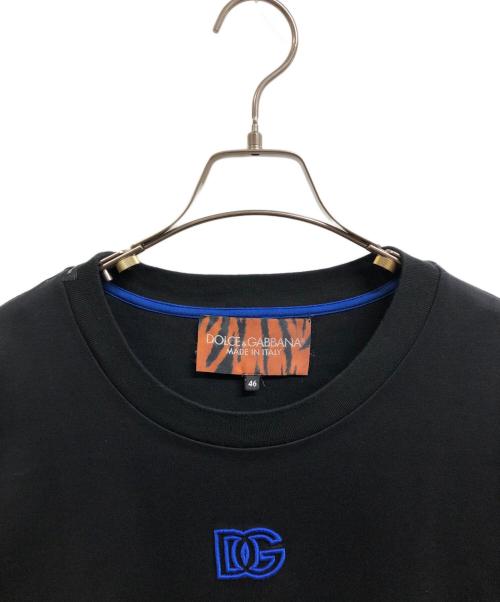 DOLCE & GABBANA（ドルチェ＆ガッバーナ）DOLCE & GABBANA (ドルチェ＆ガッバーナ) プリントTシャツ ブラック サイズ:46の古着・服飾アイテム