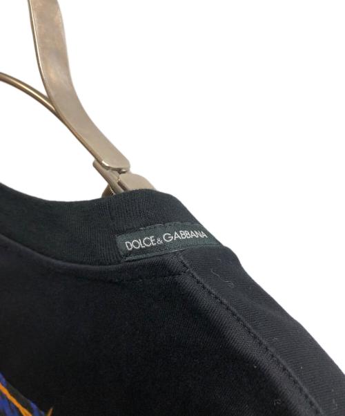 DOLCE & GABBANA（ドルチェ＆ガッバーナ）DOLCE & GABBANA (ドルチェ＆ガッバーナ) プリントTシャツ ブラック サイズ:46の古着・服飾アイテム