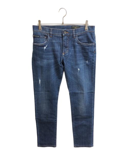 DOLCE & GABBANA（ドルチェ＆ガッバーナ）DOLCE & GABBANA (ドルチェ＆ガッバーナ) デニムパンツ インディゴ サイズ:48の古着・服飾アイテム