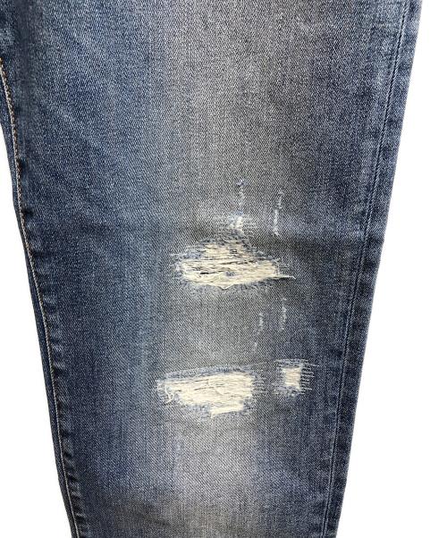 DOLCE & GABBANA（ドルチェ＆ガッバーナ）DOLCE & GABBANA (ドルチェ＆ガッバーナ) ダメージ加工デニムパンツ インディゴ サイズ:48の古着・服飾アイテム