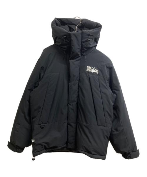 FIRST DOWN（ファーストダウン）FIRST DOWN (ファーストダウン) ダウンジャケット ブラック サイズ:Lの古着・服飾アイテム