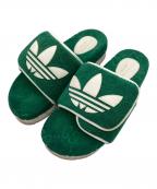 GUCCI×adidasグッチ×アディダス）の古着「GGプラットフォームサンダル」｜グリーン