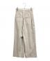 Noble (ノーブル) 【洗える】麻ストレッチスラックスパンツ ベージュ サイズ:34：5000円