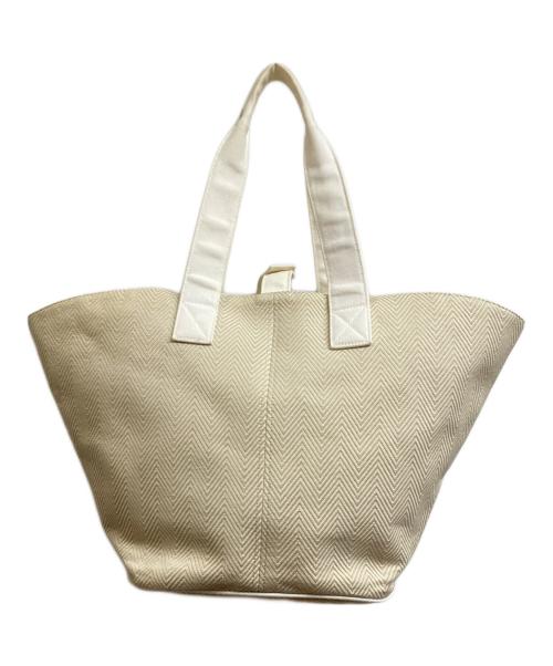 HERMES（エルメス）HERMES (エルメス) パニエドプラージュ PM トートバッグ アイボリーの古着・服飾アイテム