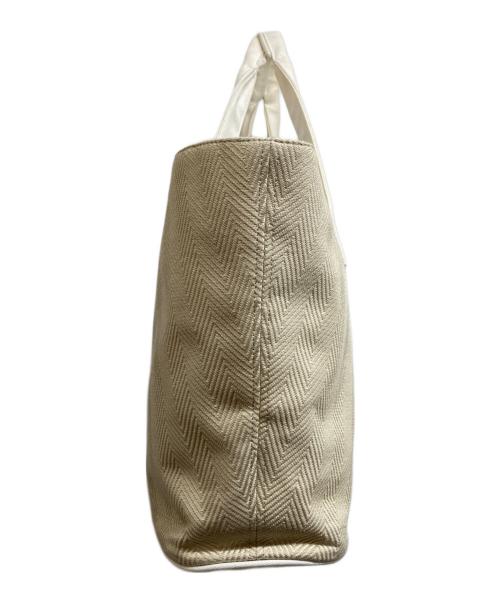 HERMES（エルメス）HERMES (エルメス) パニエドプラージュ PM トートバッグ アイボリーの古着・服飾アイテム