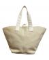 HERMES (エルメス) パニエドプラージュ PM トートバッグ アイボリー：55000円