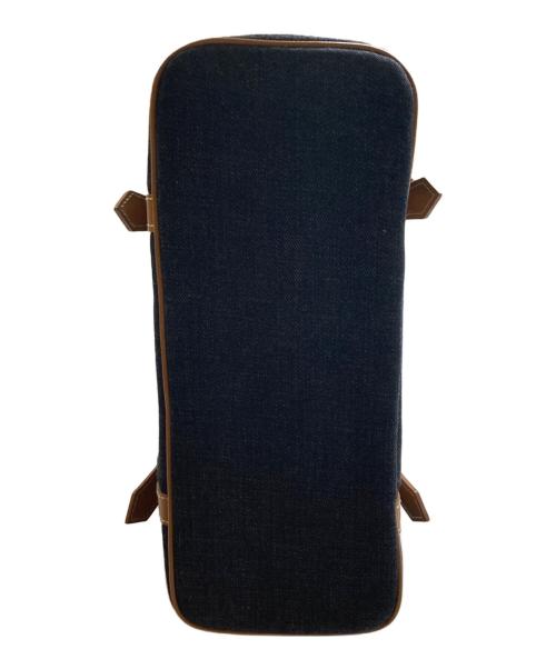 BURBERRY BLUE LABEL（バーバリーロンドンブルーレーベル）BURBERRY BLUE LABEL (バーバリーロンドンブルーレーベル) デニムミニボストンバッグ インディゴの古着・服飾アイテム