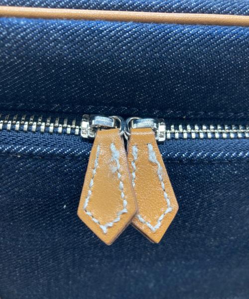 BURBERRY BLUE LABEL（バーバリーロンドンブルーレーベル）BURBERRY BLUE LABEL (バーバリーロンドンブルーレーベル) デニムミニボストンバッグ インディゴの古着・服飾アイテム