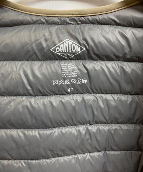 DANTON（ダントン）DANTON (ダントン) インナーダウンジャケット ベージュ サイズ:40の古着・服飾アイテム