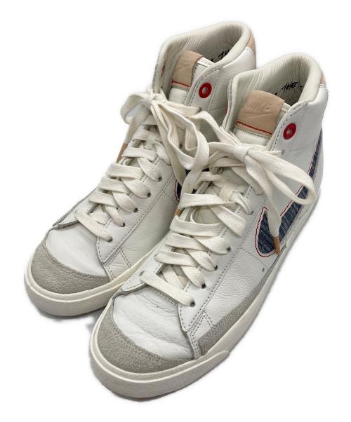 NIKE（ナイキ）NIKE (ナイキ) Denham (デンハム) BLAZER MID ホワイト サイズ:UK9の古着・服飾アイテム