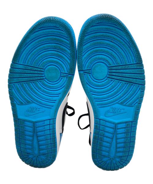 NIKE（ナイキ）NIKE (ナイキ) Air JORDAN 1 RETRO Low OG ブルー×ブラック サイズ:UK8.5の古着・服飾アイテム