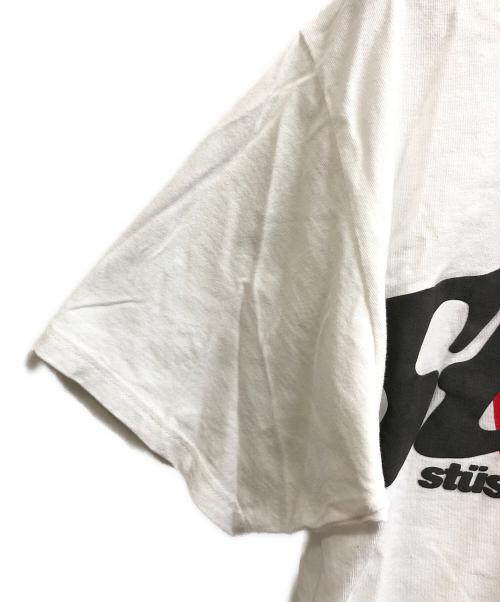 stussy（ステューシー）stussy (ステューシー) CPFM (カクタスプラント フリーマーケット) ハートロゴTシャツ ホワイト サイズ:Mの古着・服飾アイテム