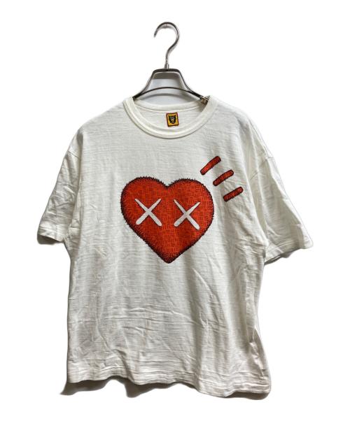 HUMAN MADE（ヒューマンメイド）HUMAN MADE (ヒューマンメイド) プリントTシャツ ホワイト サイズ:XLの古着・服飾アイテム