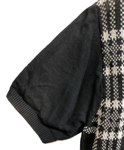 SUPREME（シュプリーム）SUPREME (シュプリーム) Plaid Knit S/S Polo ブラック サイズ:Mの古着・服飾アイテム
