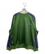 Needlesニードルズ）の古着「TRACK CREW NECK SHIRT」｜グリーン
