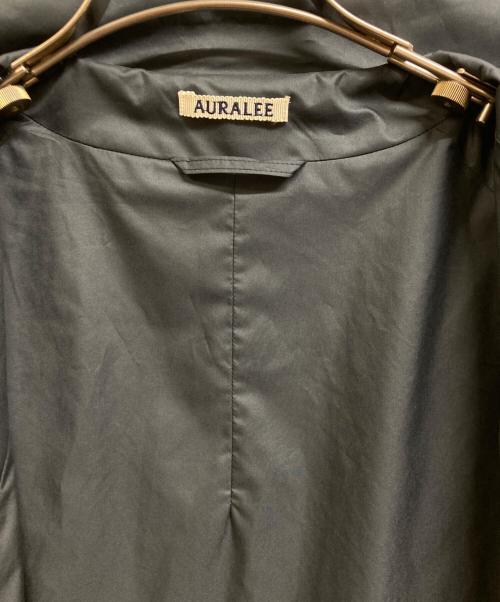 AURALEE（オーラリー）AURALEE (オーラリー) POLYESTER SOUTIEN COLLAR COAT ネイビー サイズ:4の古着・服飾アイテム
