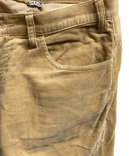 AURALEE（オーラリー）AURALEE (オーラリー) ウォッシュドコーデュロイパンツ ベージュ サイズ:4の古着・服飾アイテム