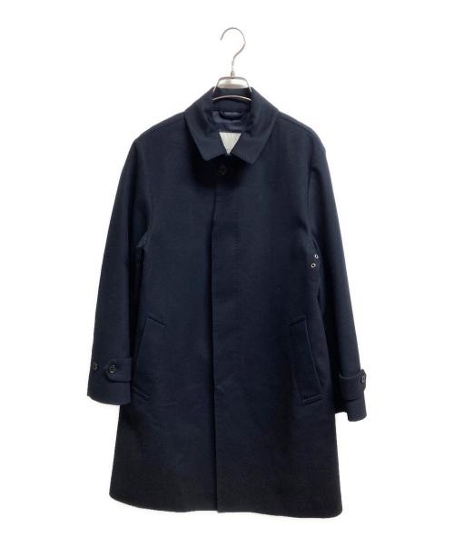 MACKINTOSH PHILOSOPHY（マッキントッシュ フィロソフィー）MACKINTOSH PHILOSOPHY (マッキントッシュ フィロソフィー) ショートビーバー ステンカラー コート ネイビー サイズ:38の古着・服飾アイテム