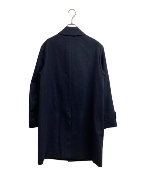 MACKINTOSH PHILOSOPHY（マッキントッシュ フィロソフィー）MACKINTOSH PHILOSOPHY (マッキントッシュ フィロソフィー) ショートビーバー ステンカラー コート ネイビー サイズ:38の古着・服飾アイテム
