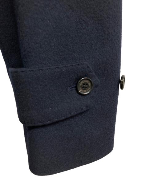 MACKINTOSH PHILOSOPHY（マッキントッシュ フィロソフィー）MACKINTOSH PHILOSOPHY (マッキントッシュ フィロソフィー) ショートビーバー ステンカラー コート ネイビー サイズ:38の古着・服飾アイテム