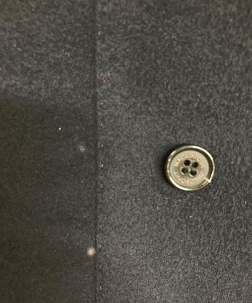 MACKINTOSH PHILOSOPHY（マッキントッシュ フィロソフィー）MACKINTOSH PHILOSOPHY (マッキントッシュ フィロソフィー) ショートビーバー ステンカラー コート ネイビー サイズ:38の古着・服飾アイテム