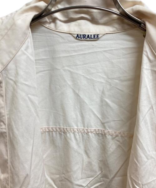 AURALEE（オーラリー）AURALEE (オーラリー) WASHED FINX TWILL BIG SHIRTS ベージュ サイズ:3の古着・服飾アイテム