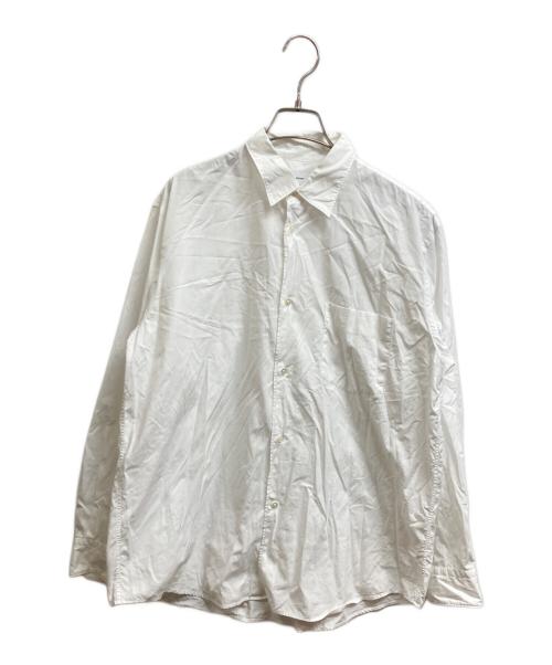 Graphpaper（グラフペーパー）Graphpaper (グラフペーパー) BROAD REGULAR COLLAR SHIRT ホワイト サイズ:2の古着・服飾アイテム