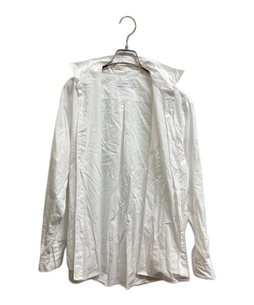 Graphpaper（グラフペーパー）Graphpaper (グラフペーパー) BROAD REGULAR COLLAR SHIRT ホワイト サイズ:2の古着・服飾アイテム