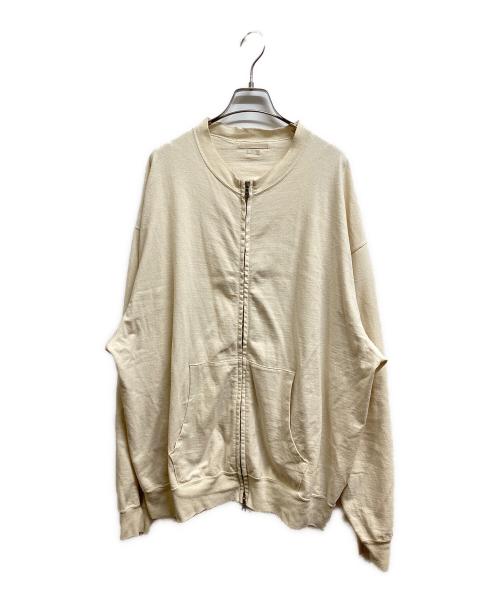 BLURHMS（ブラームス）BLURHMS (ブラームス) C/Silk Nep Crew-zip ベージュ サイズ:4の古着・服飾アイテム