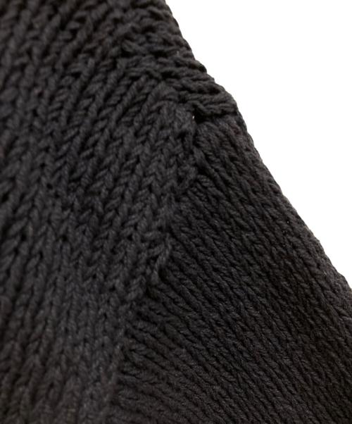 MacMahon Knitting Mills（マクマホン ニッティングミルズ）MacMahon Knitting Mills (マクマホン ニッティングミルズ) 花柄コットンハンドニット ネイビー サイズ:Freeの古着・服飾アイテム