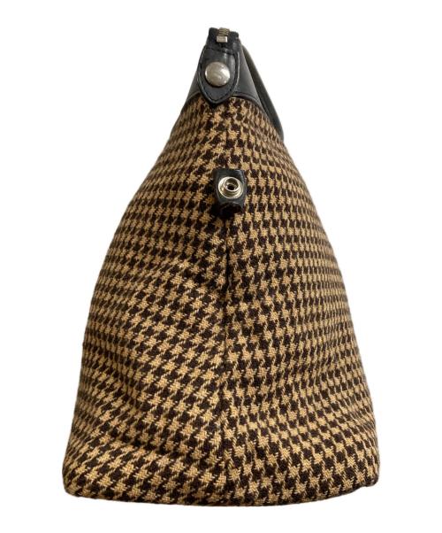 tricot COMME des GARCONS（トリココムデギャルソン）tricot COMME des GARCONS (トリココムデギャルソン) ウールハンドバッグ ブラウンの古着・服飾アイテム