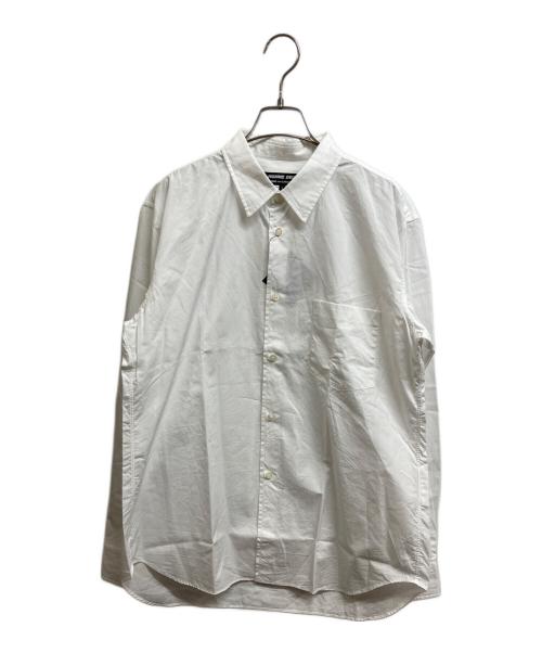 HOMME DEUX COMME des GARCONS（オムドゥ コム デ ギャルソン）HOMME DEUX COMME des GARCONS (オムドゥ コム デ ギャルソン) レギュラーカラーシャツ ホワイト サイズ:L 未使用品の古着・服飾アイテム