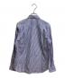 PLAY COMME des GARCONS (プレイコムデギャルソン) STRIPED L/S SHIRT BLACK HEART ブルー サイズ:XXS 未使用品：14000円