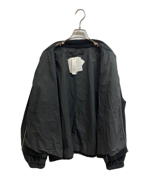 album di famiglia（アルバム ディ ファミリア）album di famiglia (アルバム ディ ファミリア) フェイクスウェードブルゾン ブラック サイズ:S 未使用品の古着・服飾アイテム