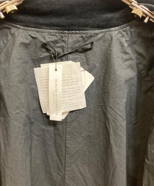 album di famiglia（アルバム ディ ファミリア）album di famiglia (アルバム ディ ファミリア) フェイクスウェードブルゾン ブラック サイズ:S 未使用品の古着・服飾アイテム