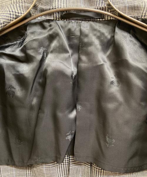 BROOKS BROTHERS（ブルックスブラザーズ）BROOKS BROTHERS (ブルックスブラザーズ) リネン グレンプラッド 段返り3釦フックベントジャケット グレー サイズ:39SHTの古着・服飾アイテム